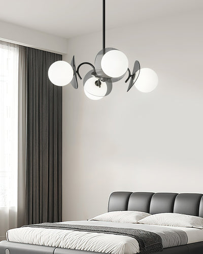 Seliselle Chandelier Globe Arm Sculptural