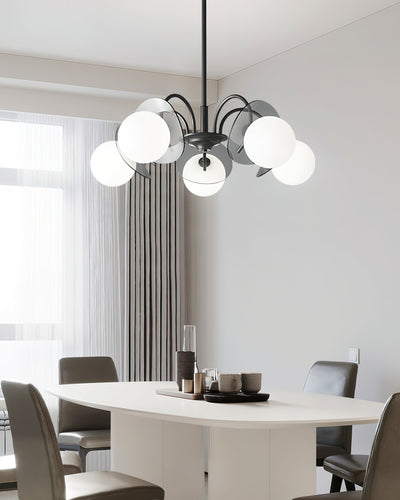 Seliselle Chandelier Globe Arm Sculptural