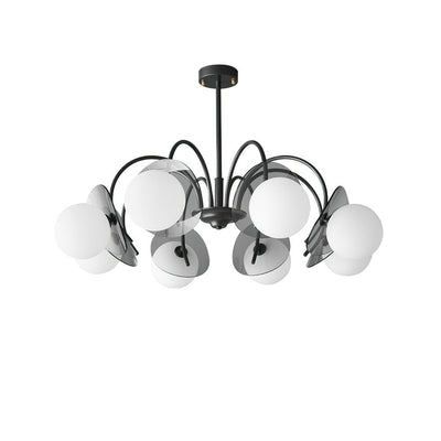 Seliselle Chandelier Globe Arm Sculptural