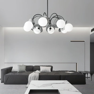 Seliselle Chandelier Globe Arm Sculptural