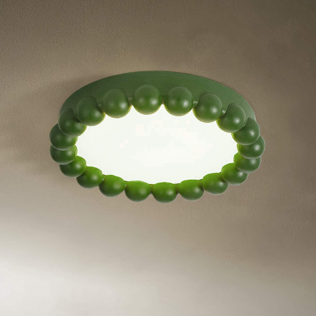 Zevian Ceiling Lamp Resin Bubble Round Playful Soft