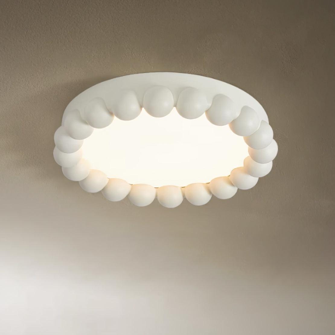 Zevian Ceiling Lamp Resin Bubble Round Playful Soft