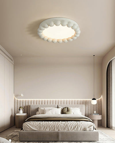 Zevian Ceiling Lamp Resin Bubble Round Playful Soft