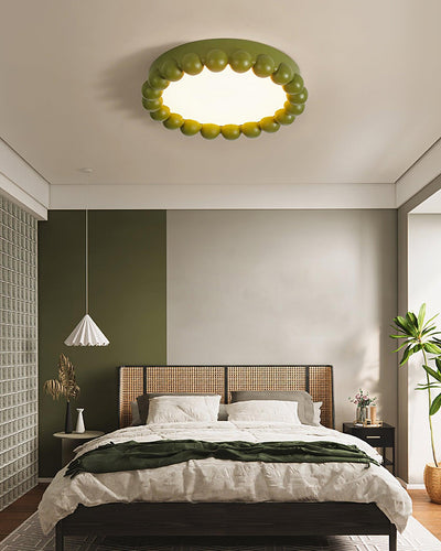 Zevian Ceiling Lamp Resin Bubble Round Playful Soft