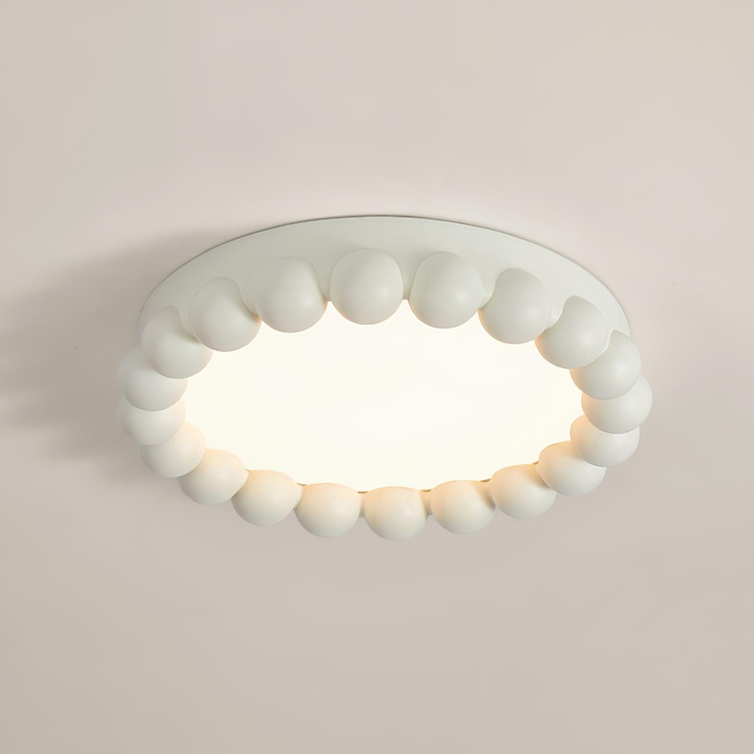 Zevian Ceiling Lamp Resin Bubble Round Playful Soft