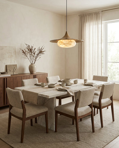 Fallowcrest Alabaster Pendant Lamp