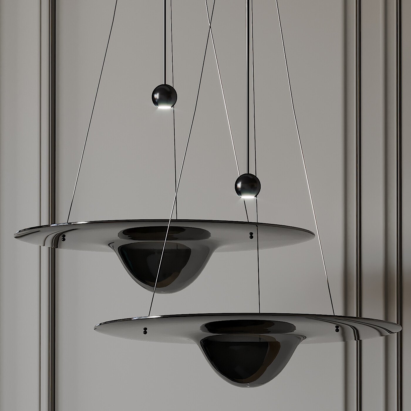 Aurivine Brass Minimalistic Pendant Light