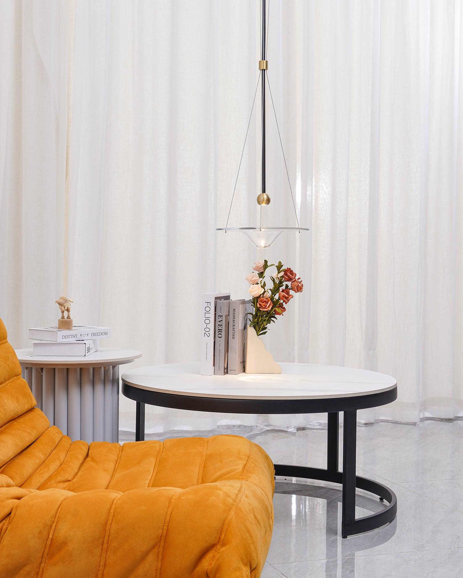 Aurivine Brass Minimalistic Pendant Light