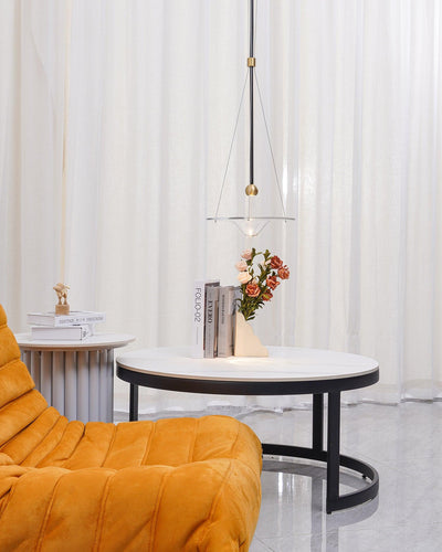 Aurivine Brass Minimalistic Pendant Light