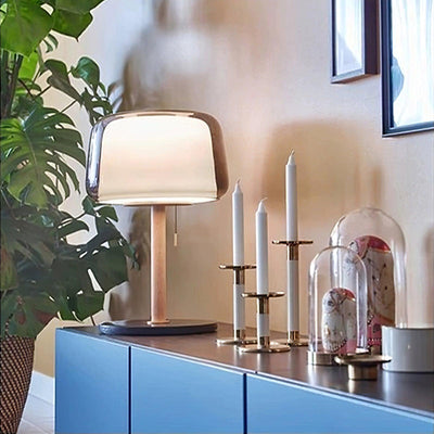 Gala Glass Marble Table Lamp
