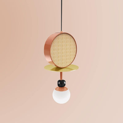 Daxl Vintage Glass Suspension Light