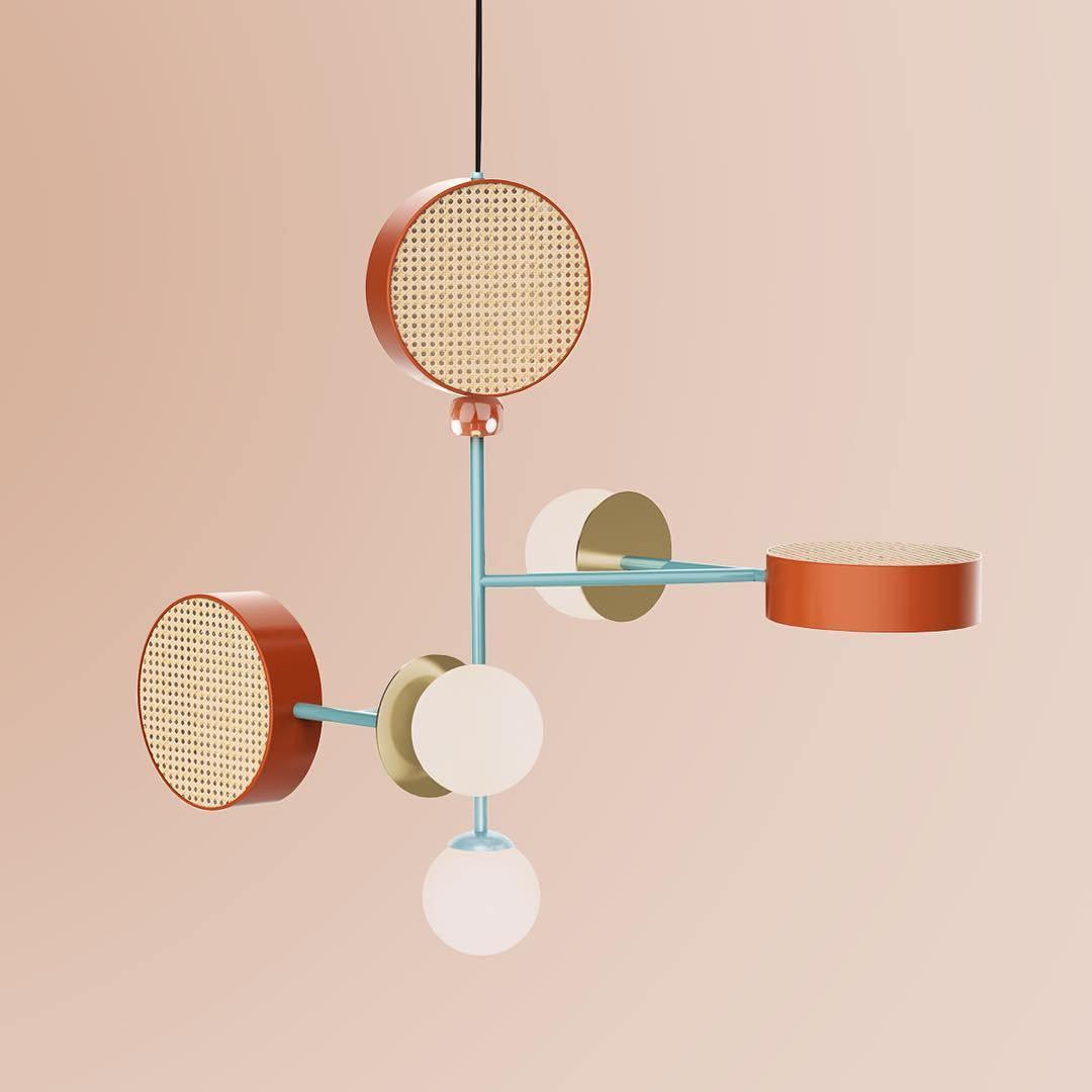 Daxl Vintage Glass Suspension Light