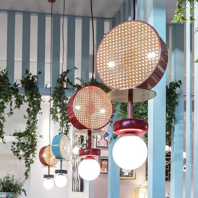 Daxl Vintage Glass Suspension Light