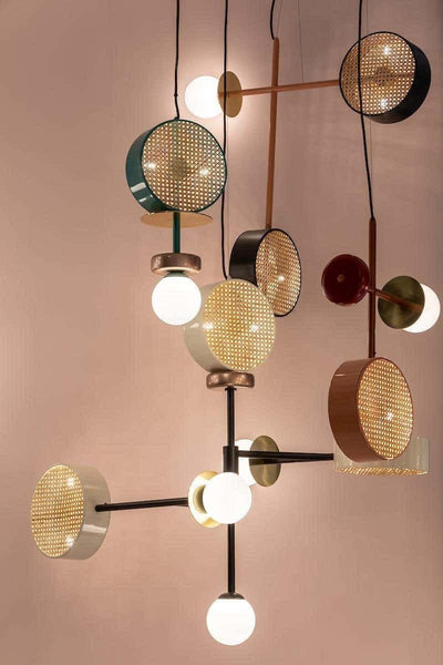 Daxl Vintage Glass Suspension Light