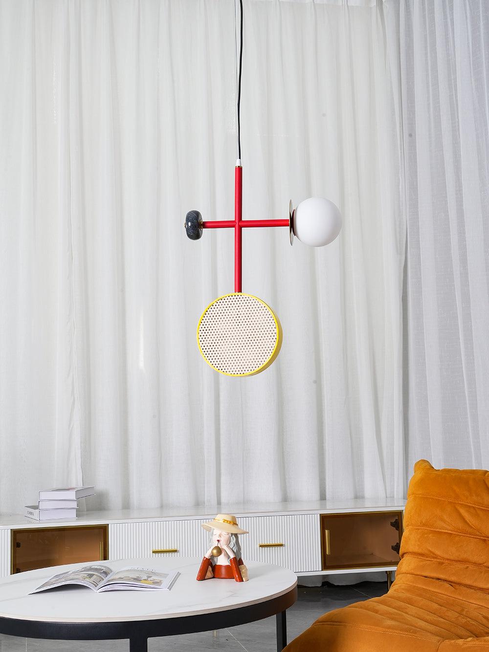 Daxl Vintage Glass Suspension Light
