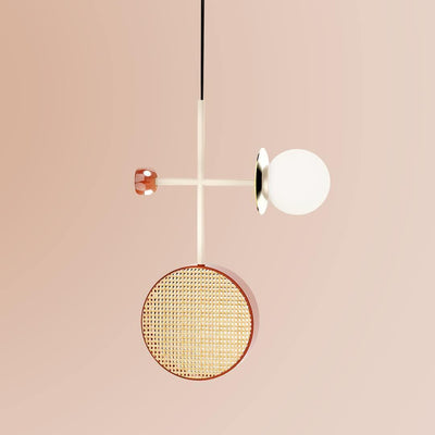 Daxl Vintage Glass Suspension Light