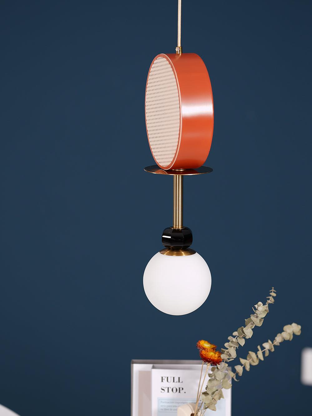 Daxl Vintage Glass Suspension Light