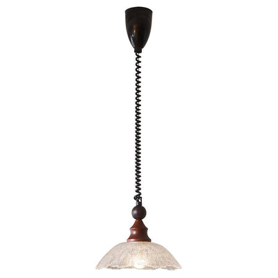 Nydoreth Elegance Vintage Art Wood Pendant Lamp