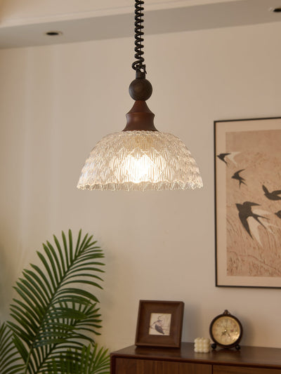 Nydoreth Elegance Vintage Art Wood Pendant Lamp