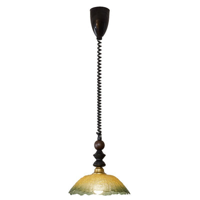 Nydoreth Elegance Vintage Art Wood Pendant Lamp