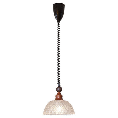 Nydoreth Elegance Vintage Art Wood Pendant Lamp