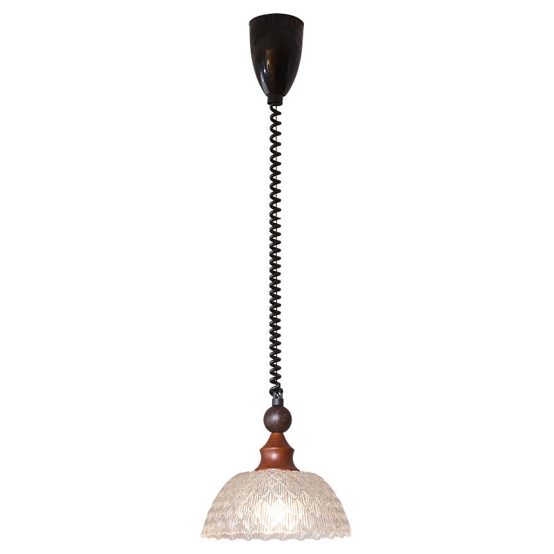 Nydoreth Elegance Vintage Art Wood Pendant Lamp