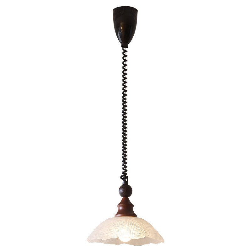 Nydoreth Elegance Vintage Art Wood Pendant Lamp