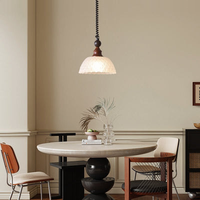 Nydoreth Elegance Vintage Art Wood Pendant Lamp