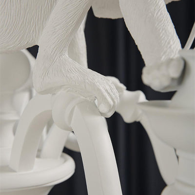 Tixor Chandelier Monkey Black Playful Sculpture