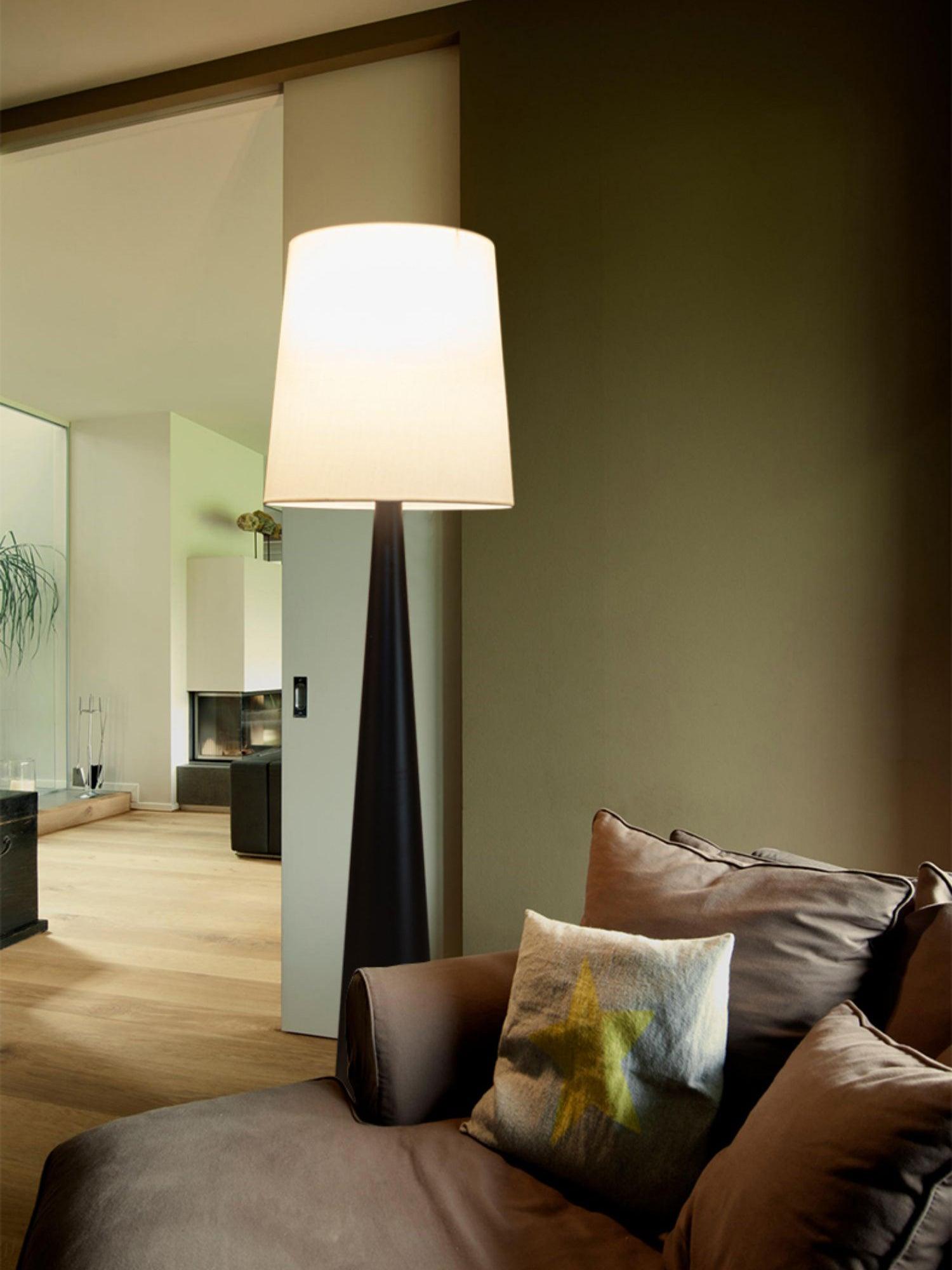 Linania Fabric Minimalist Floor Lamp