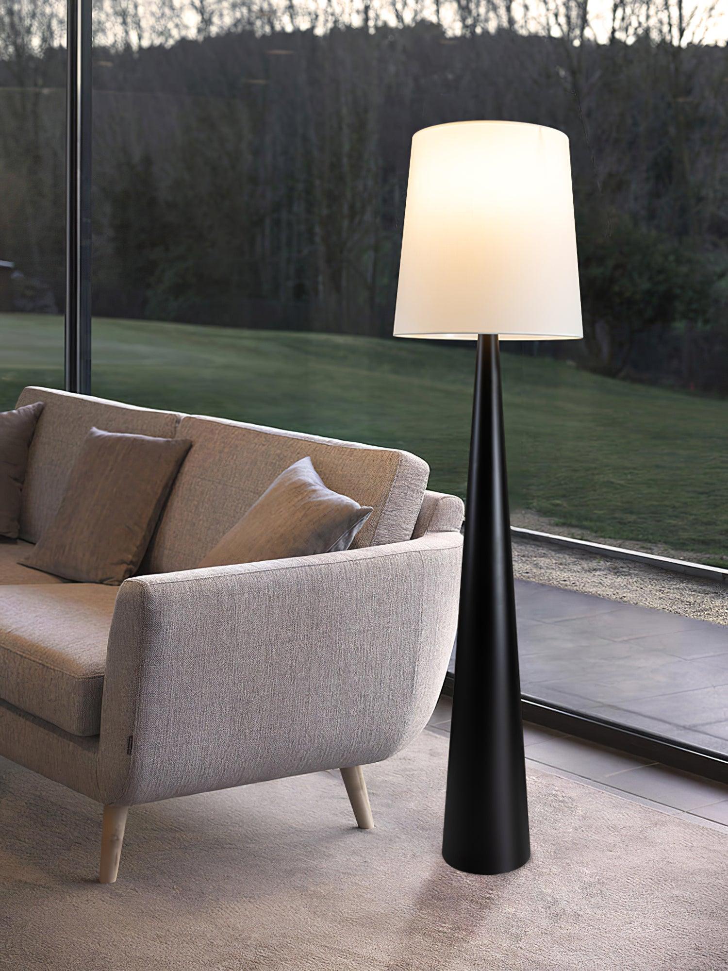 Linania Fabric Minimalist Floor Lamp