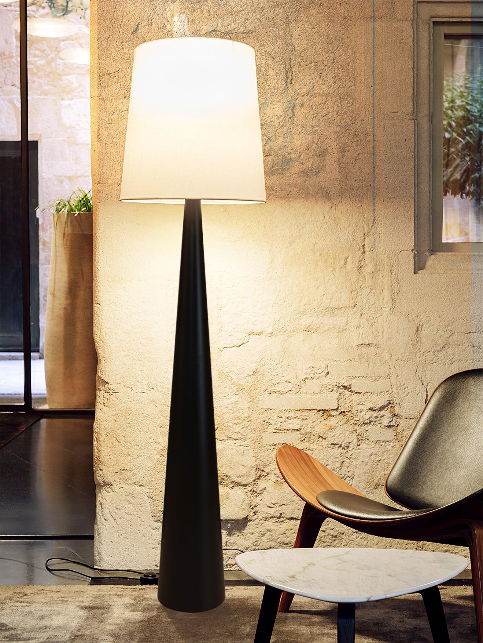 Linania Fabric Minimalist Floor Lamp