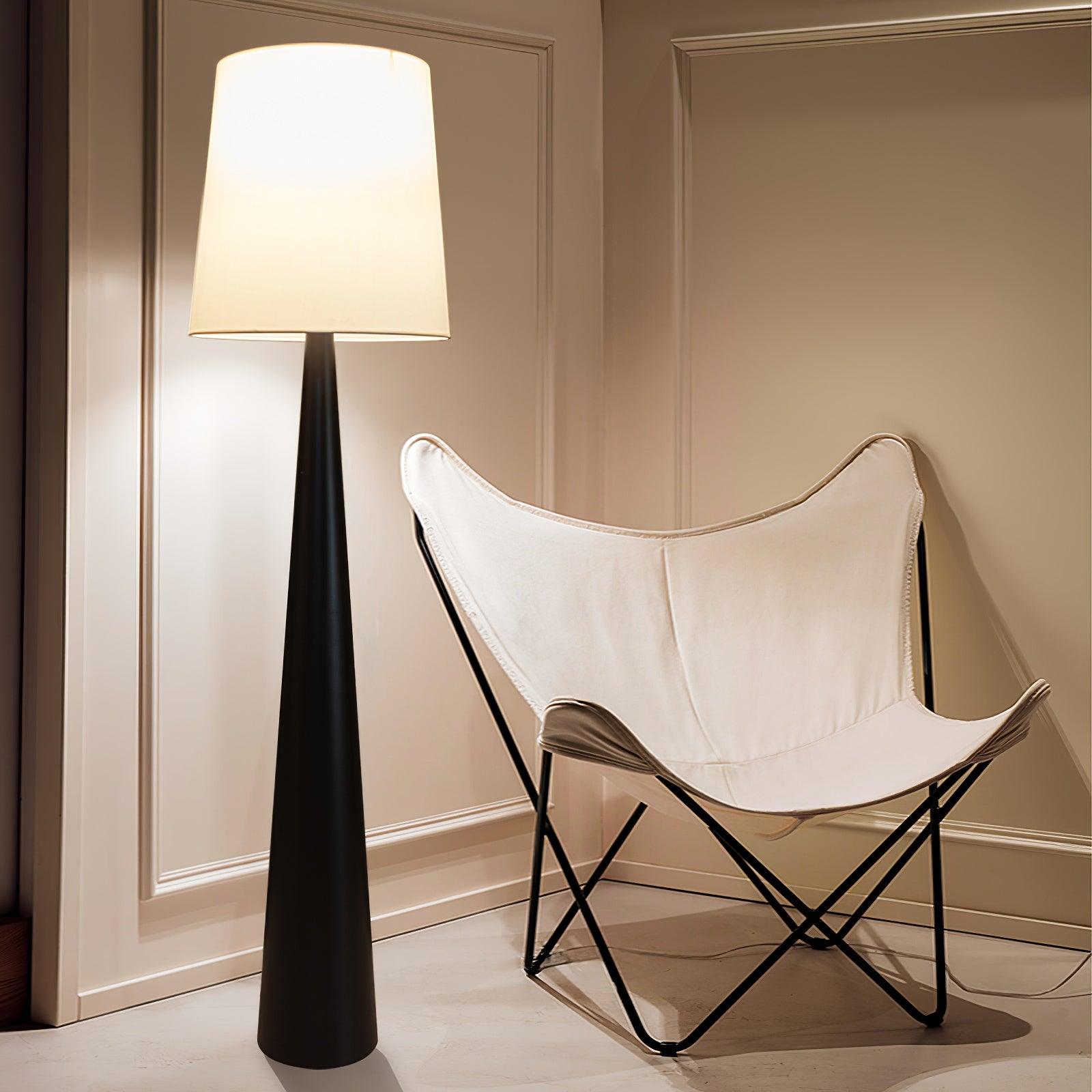 Linania Fabric Minimalist Floor Lamp