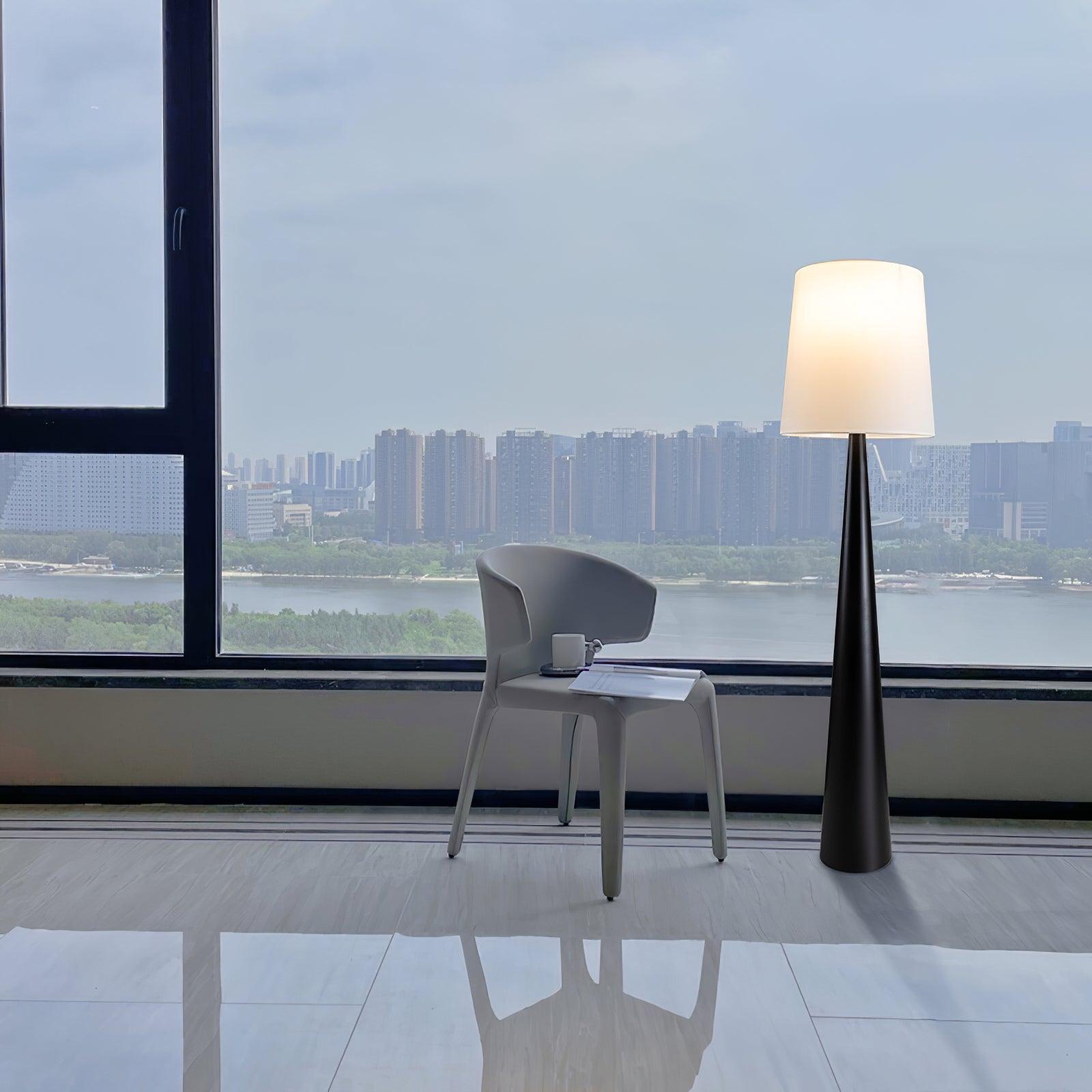 Linania Fabric Minimalist Floor Lamp