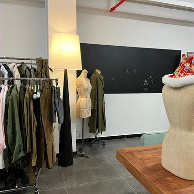 Linania Fabric Minimalist Floor Lamp