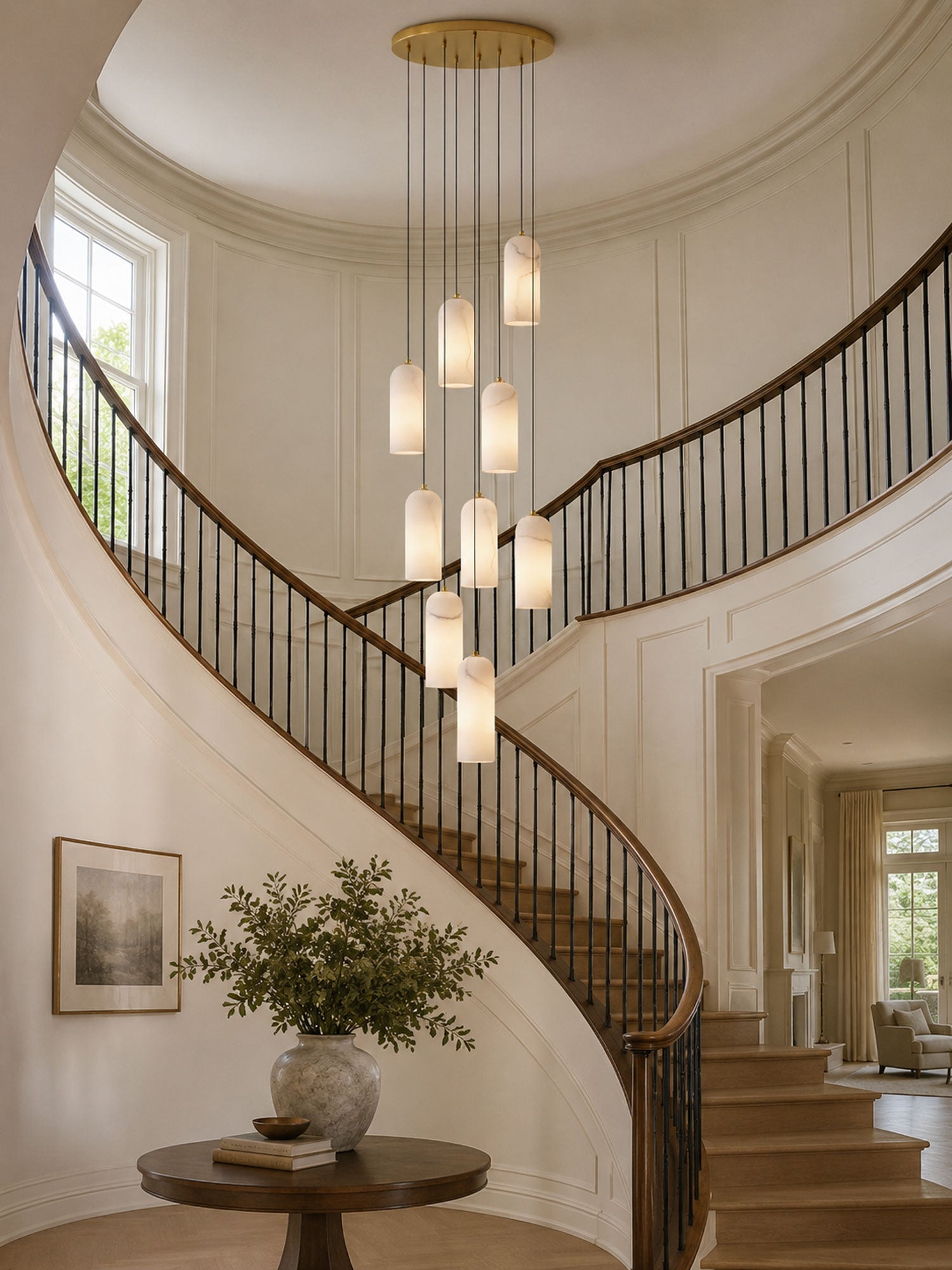 Willowmont Alabaster Pendant Light