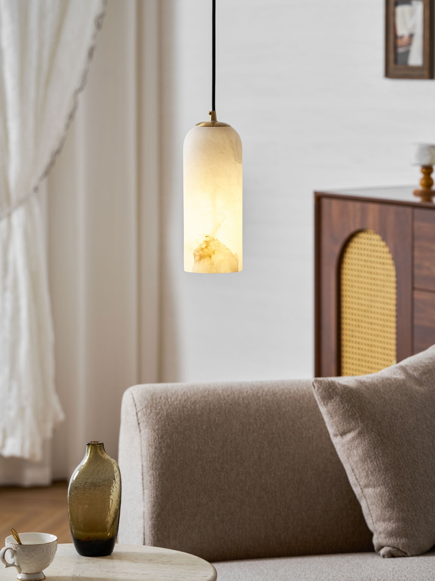 Willowmont Alabaster Pendant Light