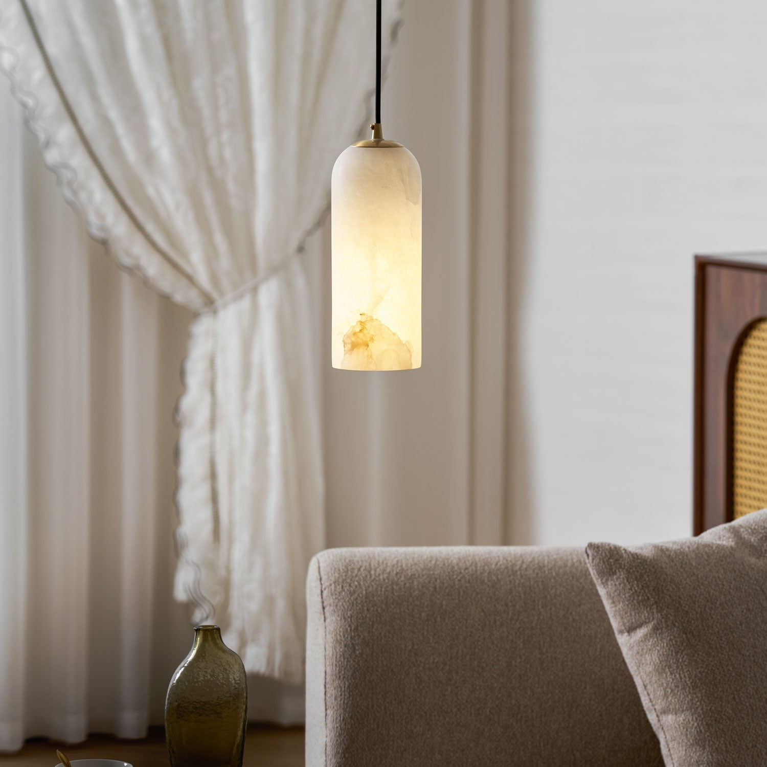 Willowmont Alabaster Pendant Light
