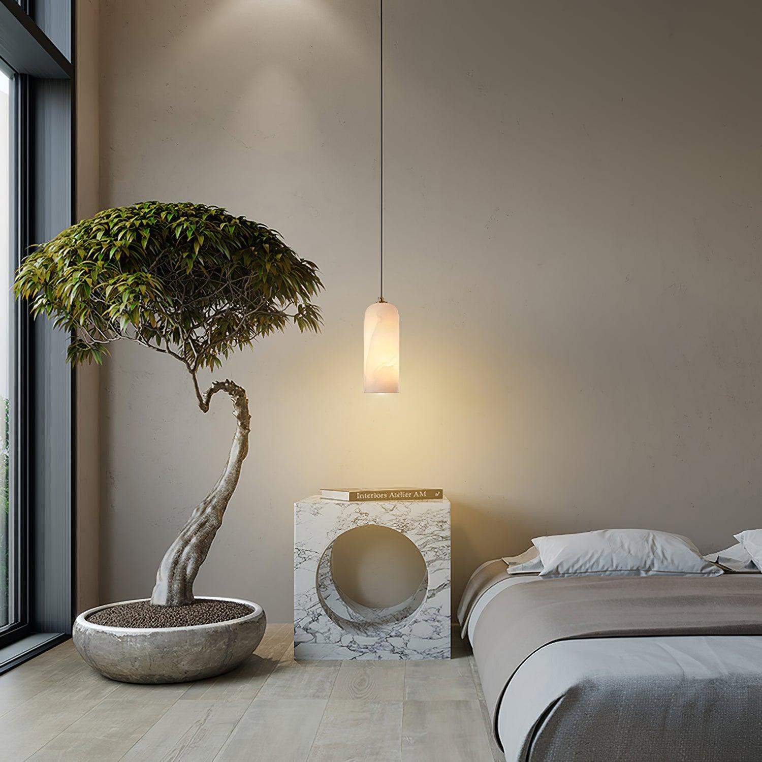Willowmont Alabaster Pendant Light