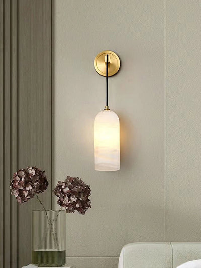 Vaelara Pendant Alabaster Wall Light - Neutral Decor