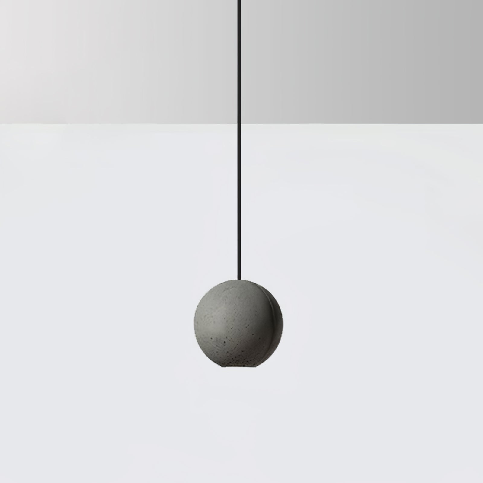 Umi Pendant Lamp Concrete Sphere Moon Minimalist