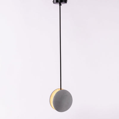 Umi Pendant Lamp Concrete Sphere Moon Minimalist