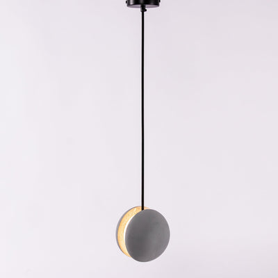 Umi Pendant Lamp Concrete Sphere Moon Minimalist