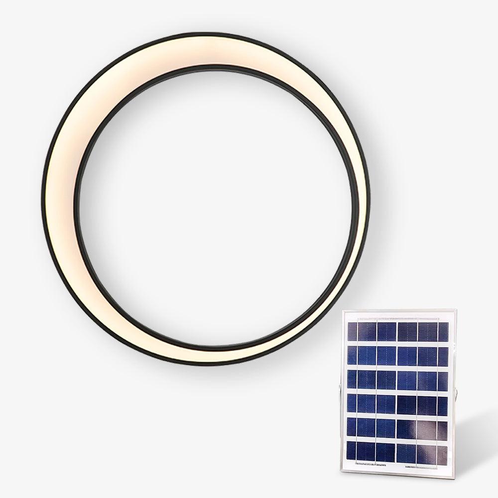 Zathee Circular LED Outdoor Wall Light - Neutral Decor