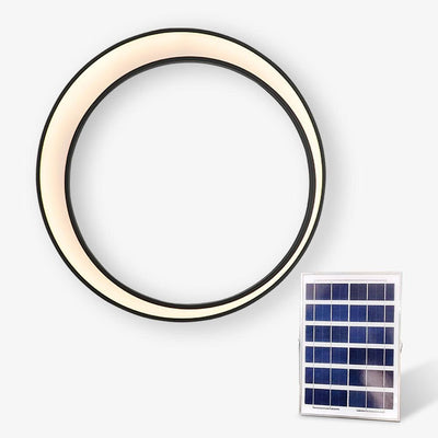 Zathee Circular LED Outdoor Wall Light - Neutral Decor