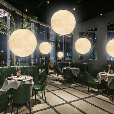 Miralaine Pendant Lamp Moon Shaped for Living Room