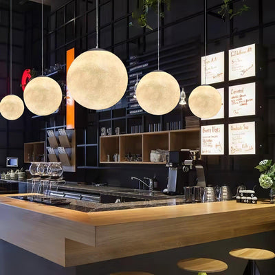 Miralaine Pendant Lamp Moon Shaped for Living Room