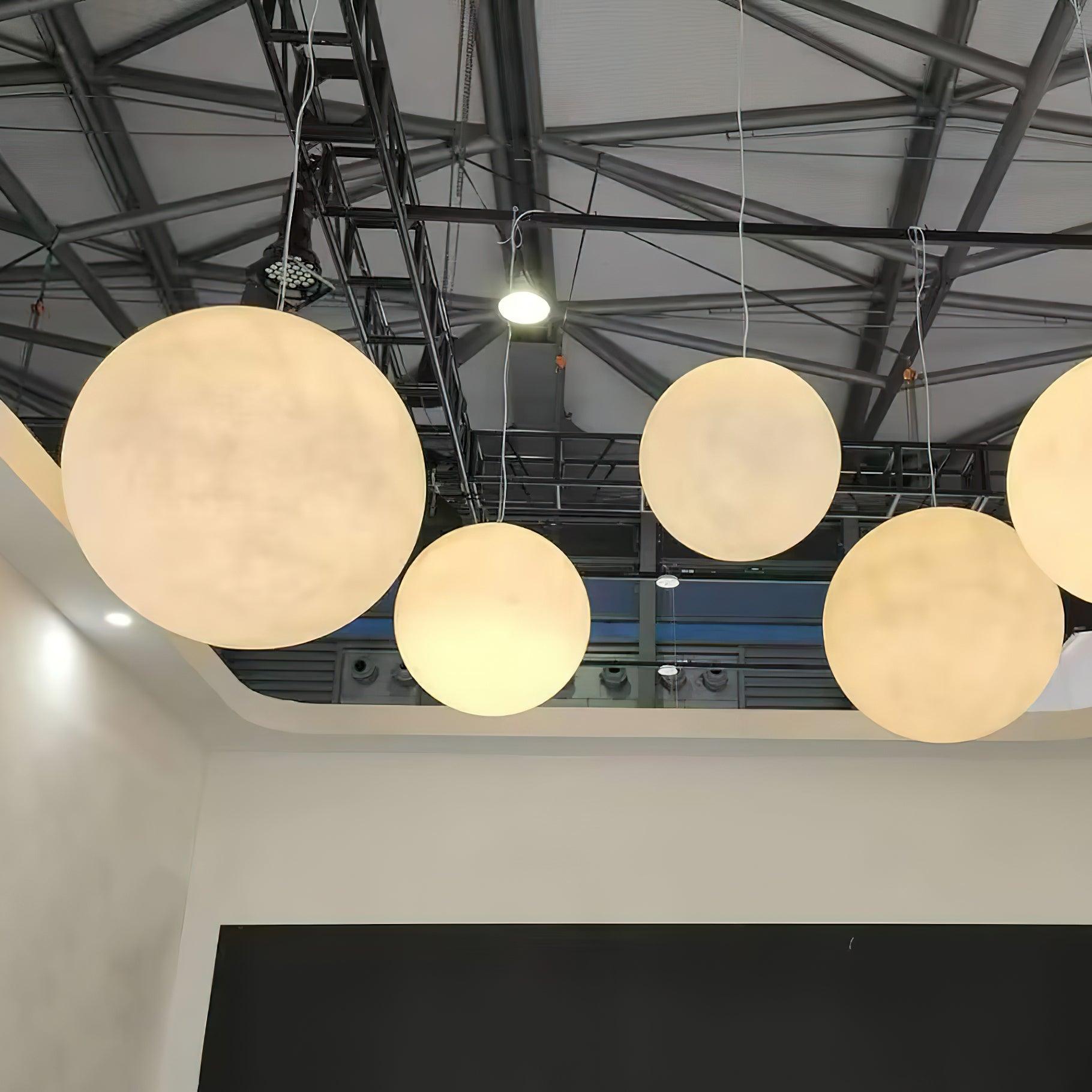 Miralaine Pendant Lamp Moon Shaped for Living Room