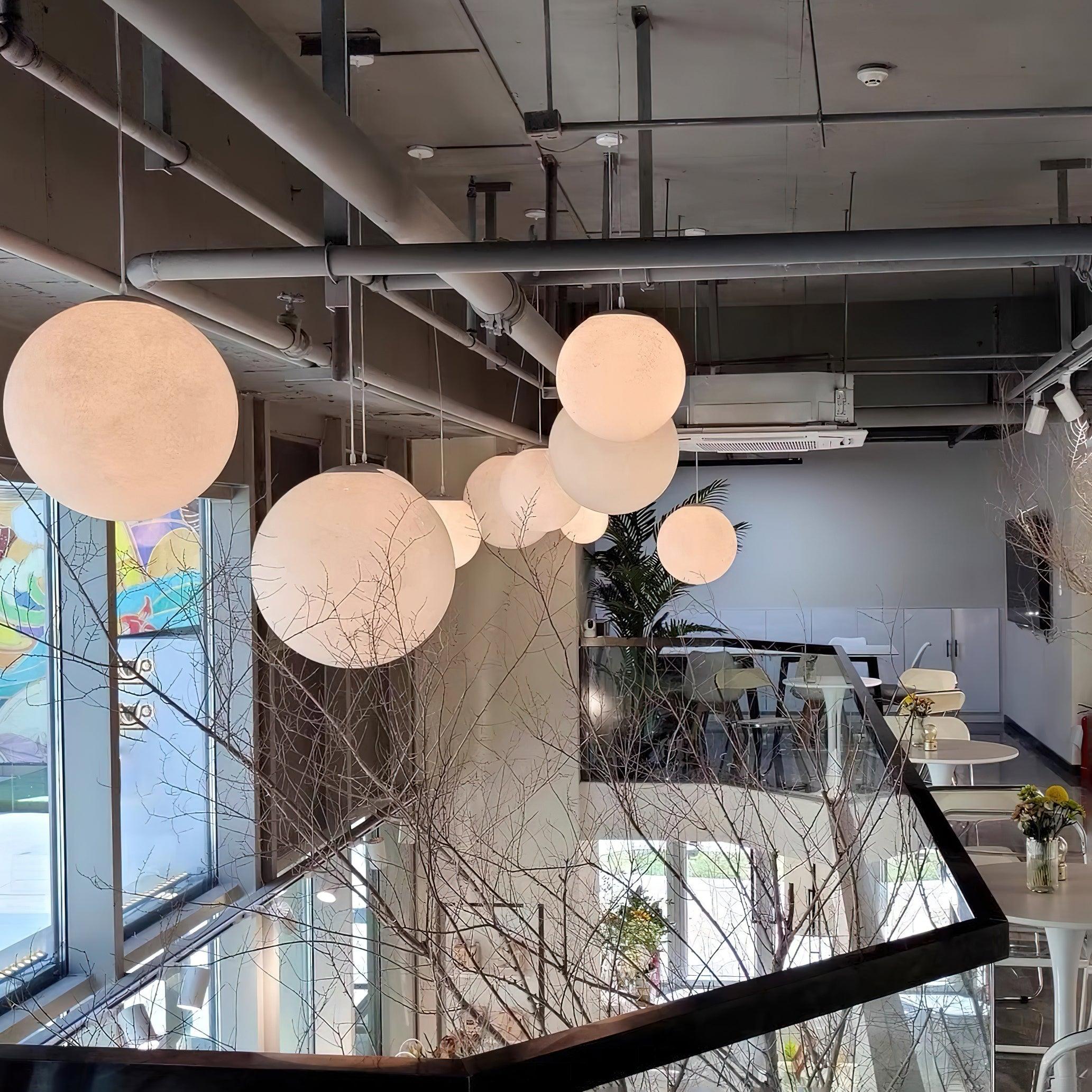Miralaine Pendant Lamp Moon Shaped for Living Room