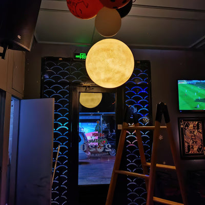 Miralaine Pendant Lamp Moon Shaped for Living Room